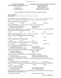 Đề thi KS ôn thi THPT Quốc gia môn Hóa học lớp 10 năm 2018-2019 lần 3 - THPT Nguyễn Viết Xuân - Mã đề 201