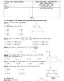 Đề kiểm tra 1 tiết học kì 2 môn Hình học lớp 8 năm 2019-2020 có đáp án - THCS Phạm Văn Đồng