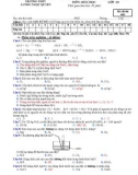 Đề kiểm tra HK 2 môn Hoá học 10 năm 2017 - THPT Lương Ngọc Quyến - Mã đề 485