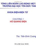 CHƯƠNG 1: LÝ THUYẾT HỒ QUANG ĐIỆN