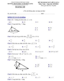 Đề thi khảo sát môn Toán lớp 9 năm 2022-2023 (Lần 1) - Trường THCS Hòa Long