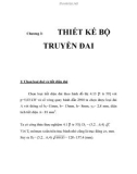 Chương 3: THIẾT KẾ BỘ TRUYỀN ĐAI