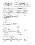 Đề thi giữa học kì 2 môn Toán lớp 11 năm 2020-2021 có đáp án - Trường THPT Đoàn Thượng