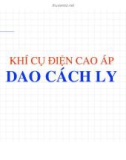 BÀI GIẢNG KHÍ CỤ ĐIỆN - CHƯƠNG 12