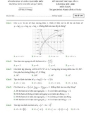 Đề thi thử THPT Quốc gia lần 1 môn Toán năm 2019-2020 - Trường THPT chuyên Lê Quý Đôn