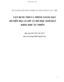 Sáng kiến kinh nghiệm THPT: Vận dụng thơ ca trong giảng dạy bộ môn địa lí lớp 12 cho học sinh ban Khoa học tự nhiên