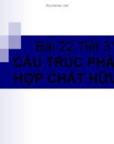 Bài giảng điện tử môn hóa học: cấu trúc phân tử hữu cơ