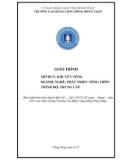 Giáo trình Khuyến nông (Nghề: Phát triển nông thôn - Trung cấp) - Trường Cao đẳng Cộng đồng Đồng Tháp