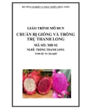 Giáo trình Chuẩn bị giống và trồng trụ cây thanh long