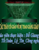 Bài giảng Vật lí 11 - Bài 28: Lăng kính