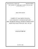 Luận án Tiến sĩ Y học: Nghiên cứu đặc điểm lâm sàng, cận lâm sàng và đánh giá kết quả điều trị bệnh viêm quanh răng ở bệnh nhân bệnh thận mạn tính lọc máu chu kì