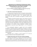 Báo cáo khoa học nông nghiệp RESEARCH ON WATER REUSE TECHNOLOGY FROM HATCHERIES FOR FOR SUSTAINABLE DEVELOPMENT AND ENVIRONMENTAL POLLUTION CONTROL 