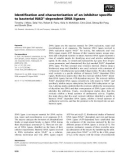 Báo cáo khoa học: Identiﬁcation and characterization of an inhibitor speciﬁc to bacterial NAD+-dependent DNA ligases