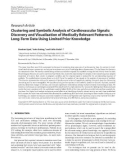 Báo cáo hóa học: Research Article Clustering and Symbolic Analysis of Cardiovascular Signals: Discovery and Visualization of 