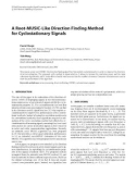 Báo cáo hóa học: A Root-MUSIC-Like Direction Finding Method for Cyclostationary Signals