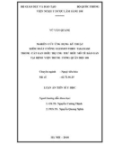 Luận án tiến sĩ Y học: Nghiên cứu ứng dụng kỹ thuật kiểm soát cuống Glisson theo Takasaki trong cắt gan điều trị ung thư biểu mô tế bào gan tại Bệnh viện Trung ương Quân đội 108