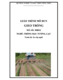 Giáo trình Gieo trồng - MĐ02: Trồng đậu tương, lạc