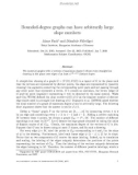 Báo cáo toán học: Bounded-degree graphs can have arbitrarily large slope numbers