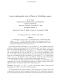 Báo cáo toán học: Large equiangular sets of lines in Euclidean space