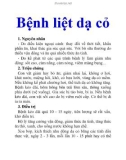 Bệnh liệt dạ cỏ