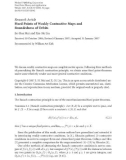 Báo cáo hóa học: Research Article Fixed Points of Weakly Contractive Maps and Boundedness of Orbits