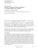 Báo cáo hóa học: Research Article Existence of Symmetric Positive Solutions for an m-Point Boundary Value Problem