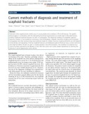 Báo cáo hóa học: Current methods of diagnosis and treatment of scaphoid fractures