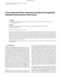 Báo cáo hóa học: Time-Scale and Time-Frequency Analyses of Irregularly Sampled Astronomical Time Series