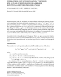 Báo cáo hóa học: OSCILLATION AND NONOSCILLATION THEOREMS FOR A CLASS OF EVEN-ORDER QUASILINEAR FUNCTIONAL DIFFERENTIAL EQUATIONS