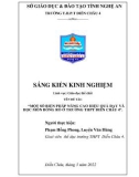 Sáng kiến kinh nghiệm THPT: Một số biện pháp nâng cao hiệu quả dạy và học môn bóng rổ ở trường THPT Diễn Châu 4