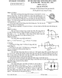 Đề thi chọn học sinh giỏi lớp 12 có đáp án: Môn Vật lý (Năm học 2012 - 2013)
