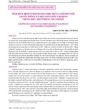 Tình hình bệnh Streptococcosis trên cá rô phi nuôi tại Hải Phòng và biện pháp điều trị bệnh trong điều kiện phòng thí nghiệm