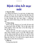 Bệnh viêm kết mạc mắt