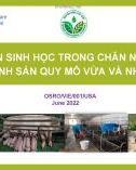 Bài giảng An toàn sinh học trong chăn nuôi lợn sinh sản quy mô vừa và nhỏ