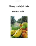 Phòng trừ bệnh thán thư hại xoài