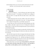 Sáng kiến kinh nghiệm: Kinh nghiệm nâng cao tỉ lệ huy động trẻ mầm non đến trường (Độ tuổi nhà trẻ và mẫu giáo bé)