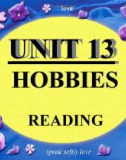 Bài giảng Tiếng Anh 11 unit 13: Hobbies