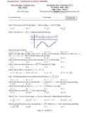Đề kiểm tra cuối học kì 1 môn Toán lớp 12 năm học 2020-2021 – Sở Giáo dục và Đào tạo Bắc Ninh (Mã đề 136)