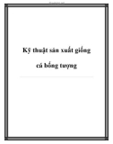 Kỹ thuật sản xuất giống cá bống tượng