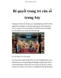 Bí quyết trang trí cửa sổ trưng bày