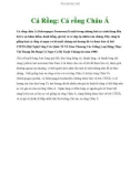 Cá Rồng: Cá rồng Châu Á