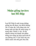 Nhân giống invitro lan Hồ điệp