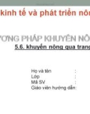 Phương pháp khuyến nông