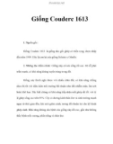 Giống Couderc 1613