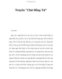 Truyên Chử Đồng Tử