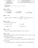 Đề thi học kì 2 môn Toán 11 năm 2019-2020 có đáp án - Trường THPT Marie Curie