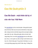 Kiến thức lớp 11 Cao Bá Quát-phần 3