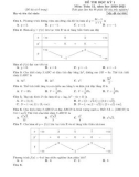 Đề thi học kì 1 môn Toán lớp 12 năm 2020-2021 có đáp án - Trường THPT Nguyễn Thị Minh Khai (Mã đề 001)