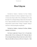 Hoa Glayơn