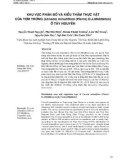 Khu vực phân bố và kiểu thảm thực vật của Tơm trơng (Urceola minutiflora (Pierre) D.J.Middleton) ở Tây Nguyên